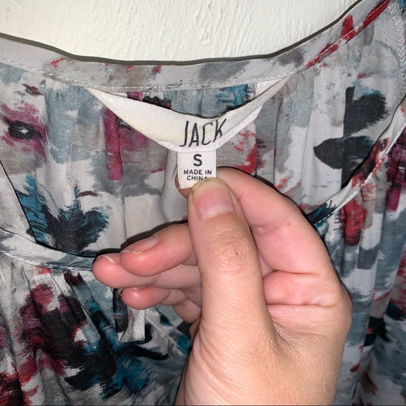 Jack Womens jewel toned blouse with front tie - Picture 3 of 5